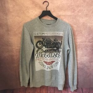 Biker crewneck